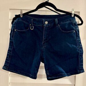 CellBlock13 Men's Castro Shorts (Dark Blue, Denim, Size 30)